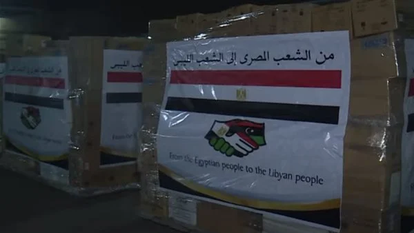 مساعدات انسانية للشعب الليبي
